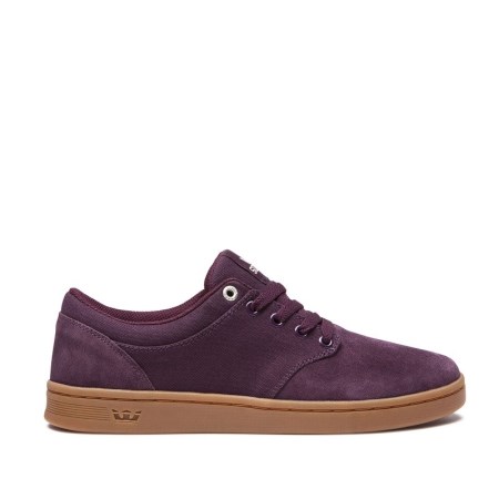 Supra Chino Court Burgunder Joggesko Herre [NO-2-Q159]